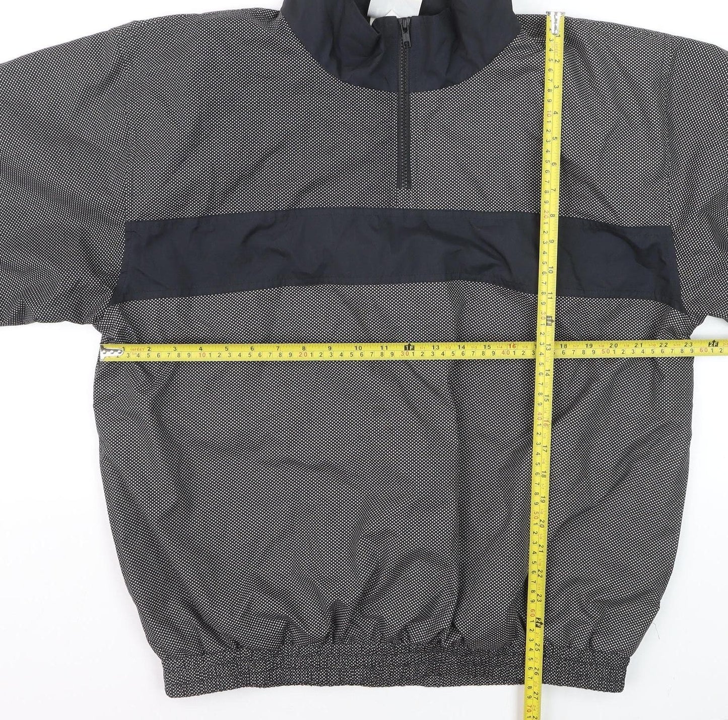 Tour Ready Men's Grey L 1/4 Zip Lightweight Lined Jacket