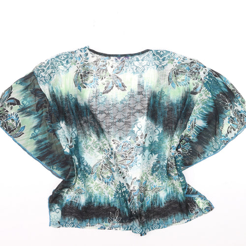 Marks and Spencer Per Una Women's Multicoloured Kimono Blouse Size 14