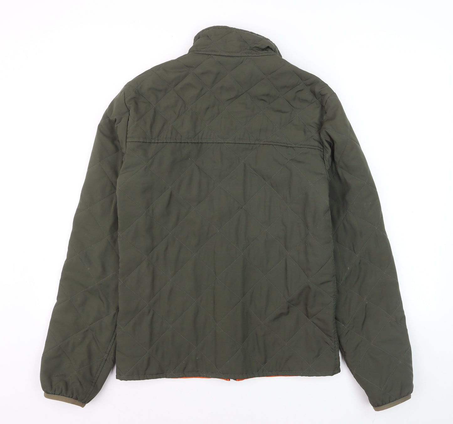 Solognac Men's Green Quilted Hunting Jacket Size S Polyester