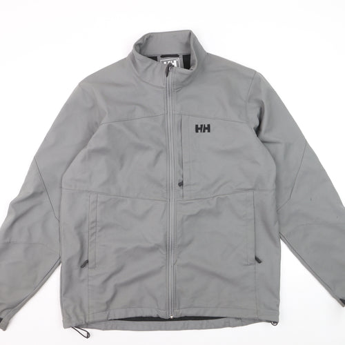 Helly Hansen Men's Grey XL Soft Shell Jacket Windproof Water Resistant
