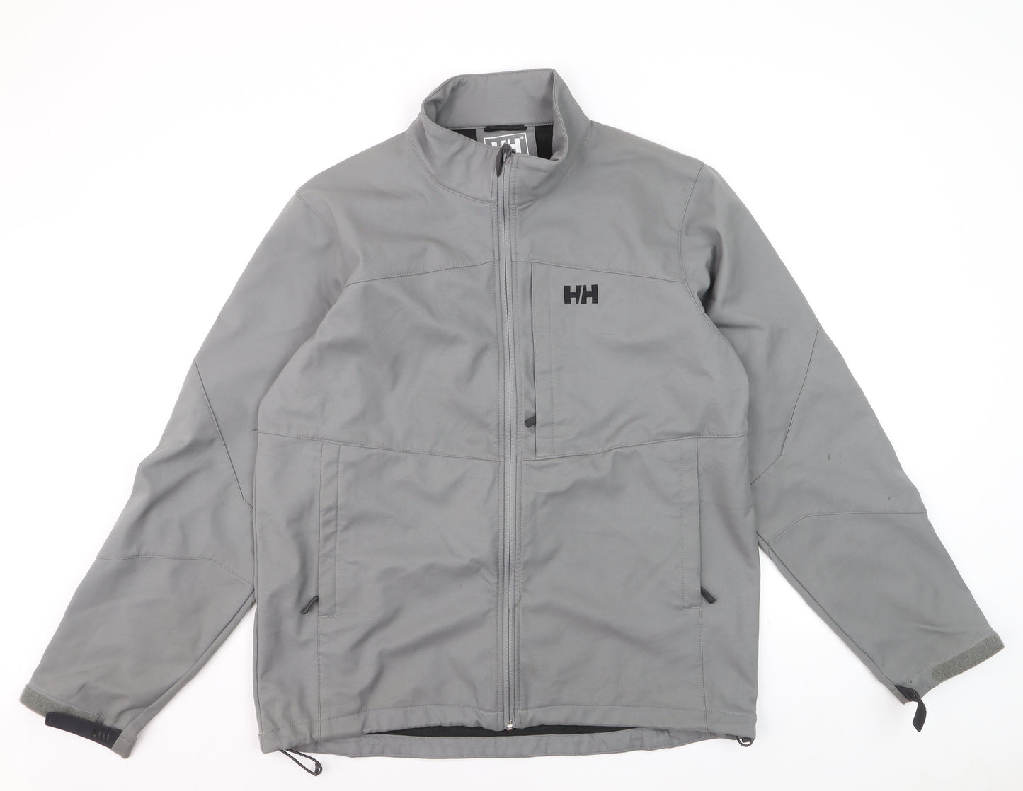 Helly Hansen Men's Grey XL Soft Shell Jacket Windproof Water Resistant