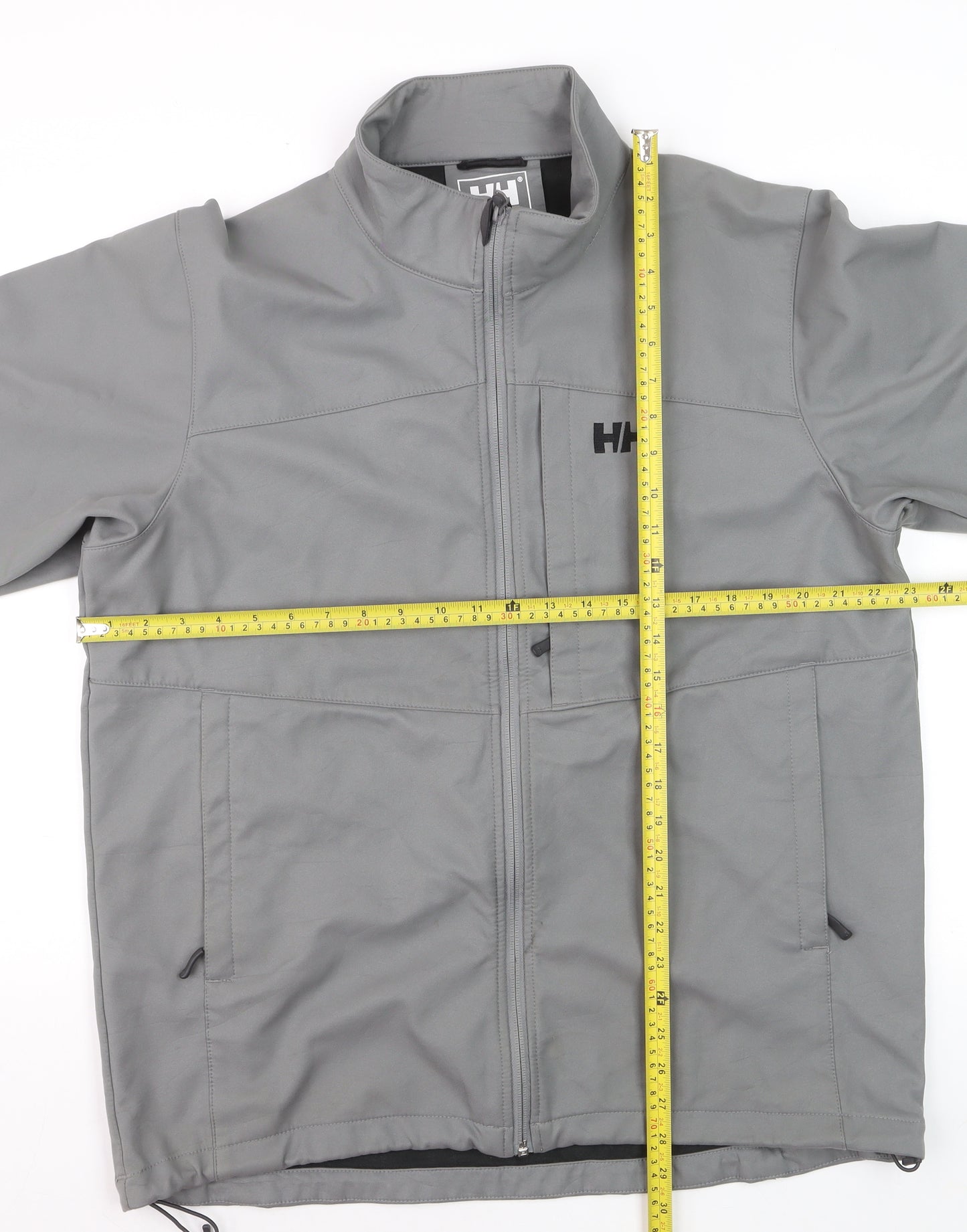Helly Hansen Men's Grey XL Soft Shell Jacket Windproof Water Resistant