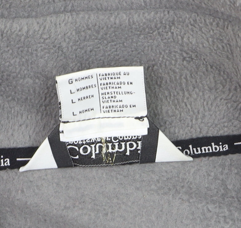Columbia Men's Red Grey L Interchange 3-in-1 Waterproof Jacket