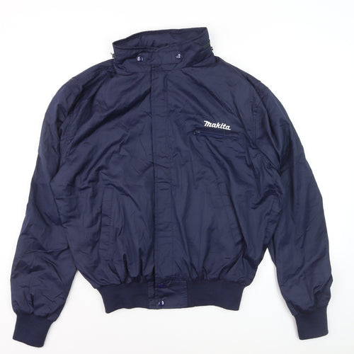 Norama Design Men's Blue XL Bomber Jacket Makita Logo Workwear