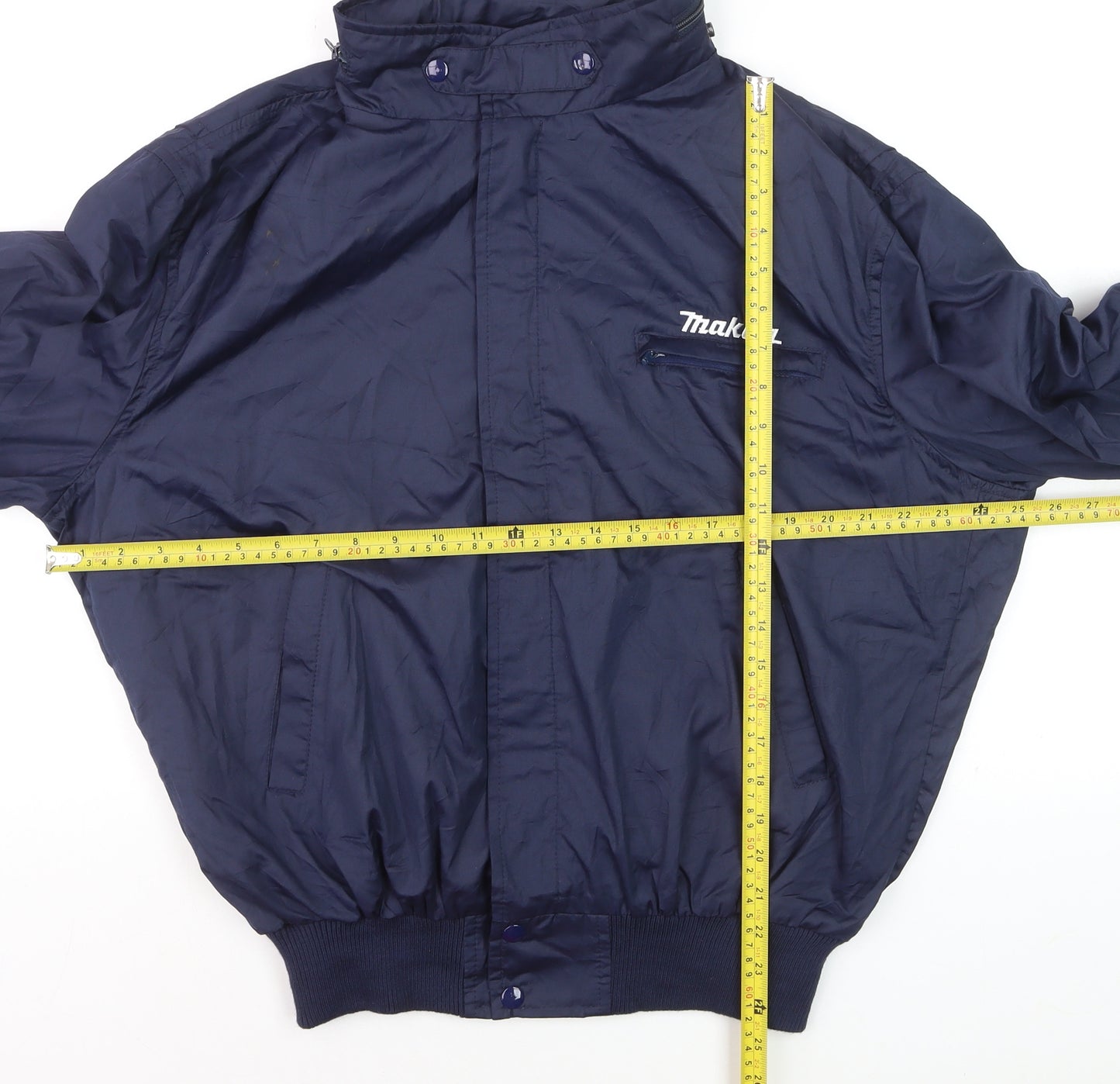 Norama Design Men's Blue XL Bomber Jacket Makita Logo Workwear