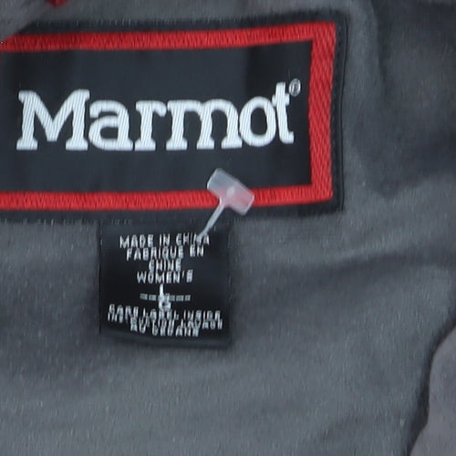Marmot Men Red L Waterproof Hooded Parka Jacket