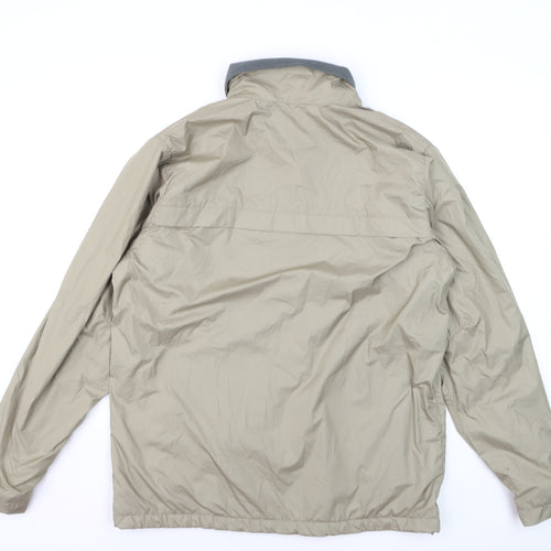Columbia Men's Beige M Windbreaker Jacket Lightweight Outdoor