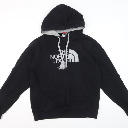 The North Face Men’s Black Large Pullover Hoodie with Logo and Kangaroo Pocket