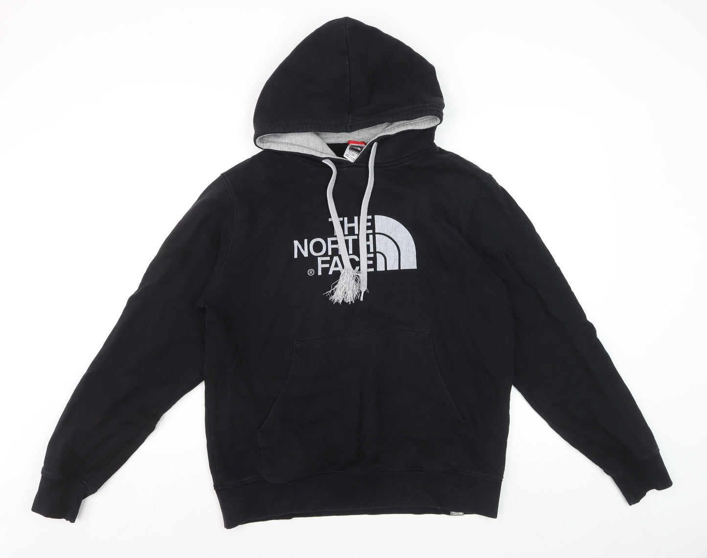 The North Face Men’s Black Large Pullover Hoodie with Logo and Kangaroo Pocket