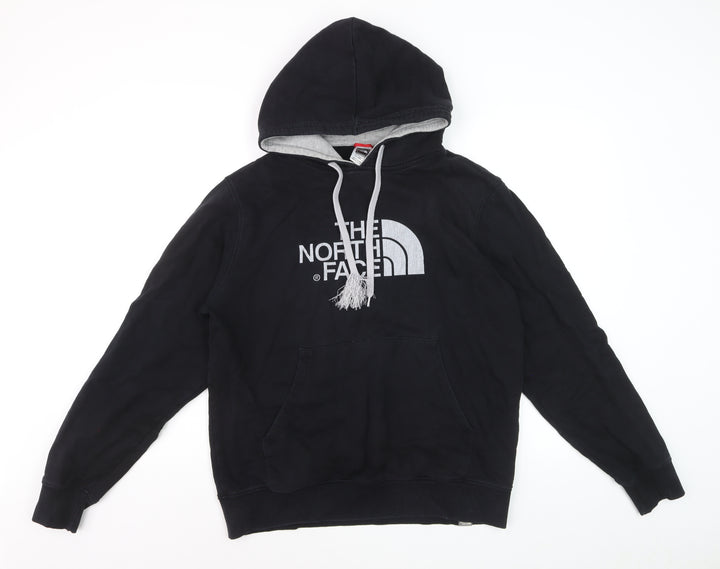The North Face Men’s Black Large Pullover Hoodie with Logo and Kangaroo Pocket