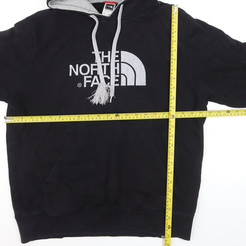 The North Face Men’s Black Large Pullover Hoodie with Logo and Kangaroo Pocket