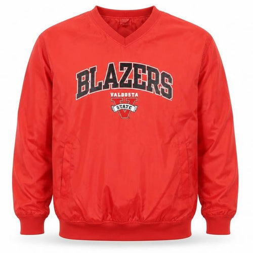 Red Oak Mens Red V-Neck Pullover Sweatshirt L College Sports Style
