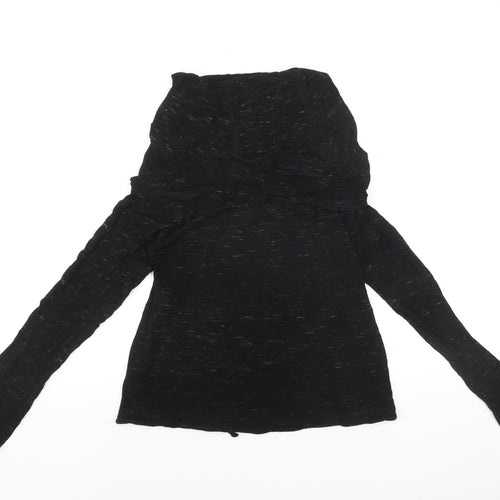 Sweaty Betty Women's Black Long Sleeve Cowl Neck Top Size S