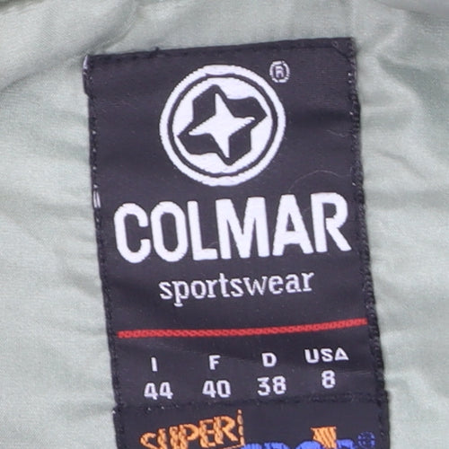 Colmar Mens Blue Green Hooded Anorak Jacket Size 38 Regular