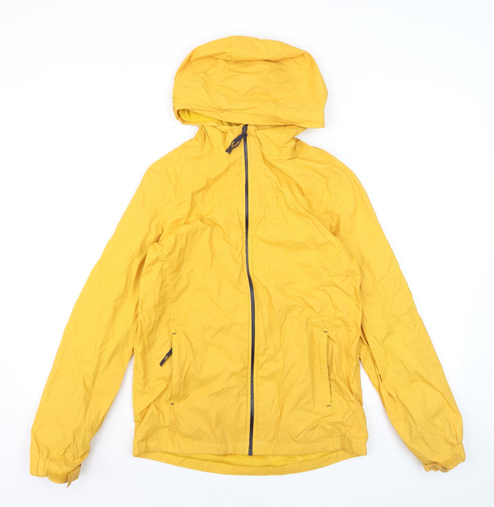 Mountain Warehouse Boys Yellow Hooded Windbreaker Jacket 13 Years