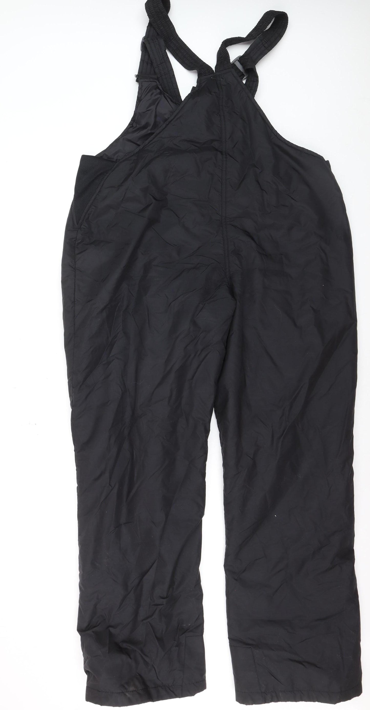 Ski Gear Men's Black L Waterproof Insulated Snow Pants
