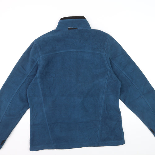 Eddie Bauer Men's Blue Full Zip Fleece Sweatshirt Size M