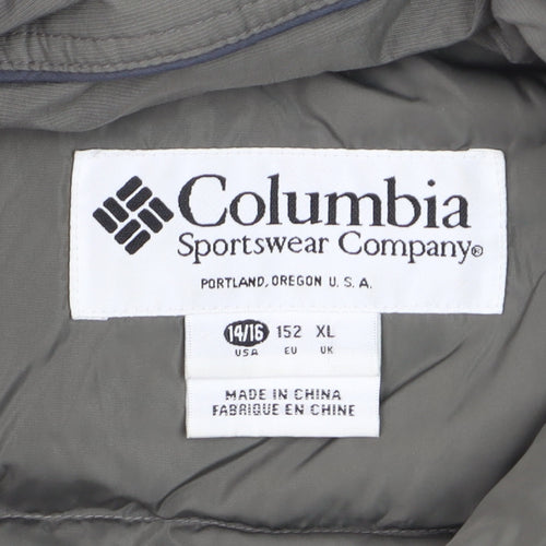 Columbia Men's Green XL Waterproof Hooded Padded Parka Jacket