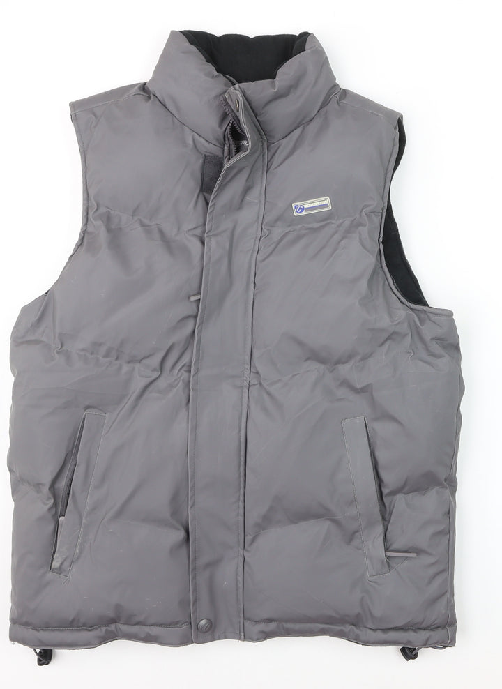 Boardsports Men’s Grey Padded Bodywarmer Vest Size S Outdoor