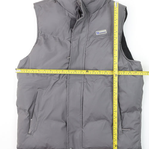Boardsports Men’s Grey Padded Bodywarmer Vest Size S Outdoor
