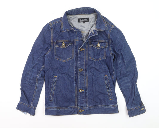 Hotwind Women's Blue Denim Basic Jacket Size S