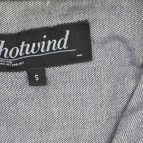 Hotwind Women's Blue Denim Basic Jacket Size S