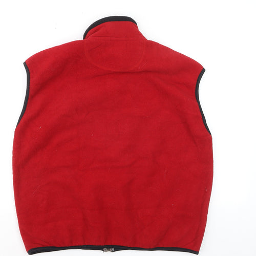 Champion Men’s Red Fleece Bodywarmer Waistcoat Size S Full Zip
