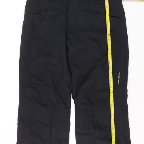 Obermeyer Mens Black L Snow Pants Ski Trousers Waterproof Insulated