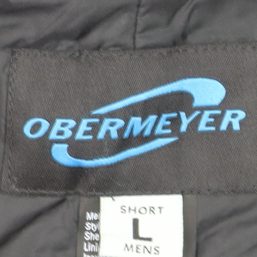 Obermeyer Mens Black L Snow Pants Ski Trousers Waterproof Insulated