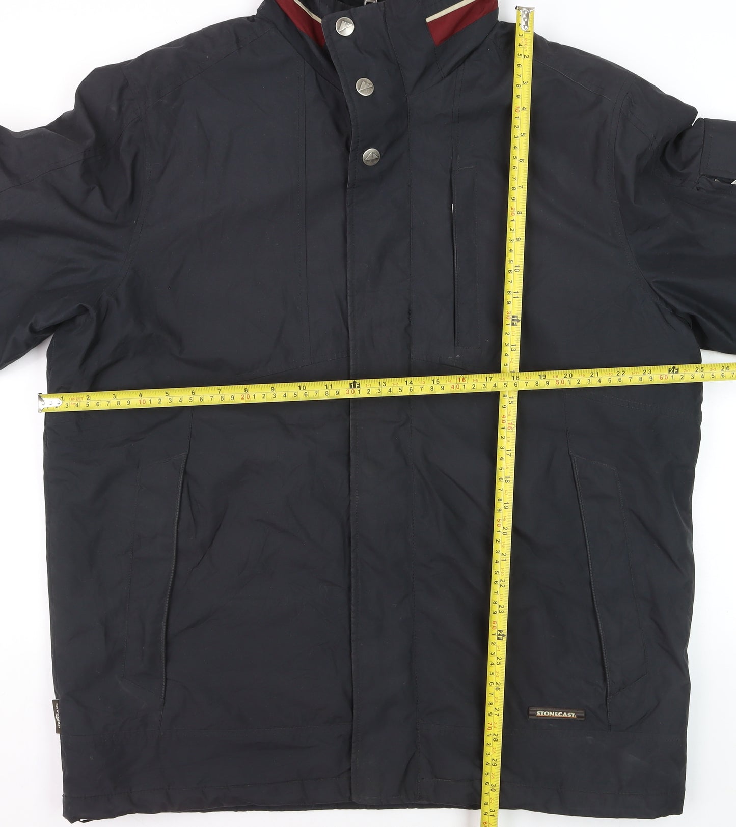 Stonecast Men's Black M Parka Jacket Water Resistant Polyester
