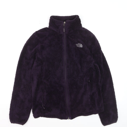 The North Face Women's Purple Fleece Full Zip Sweatshirt Size M