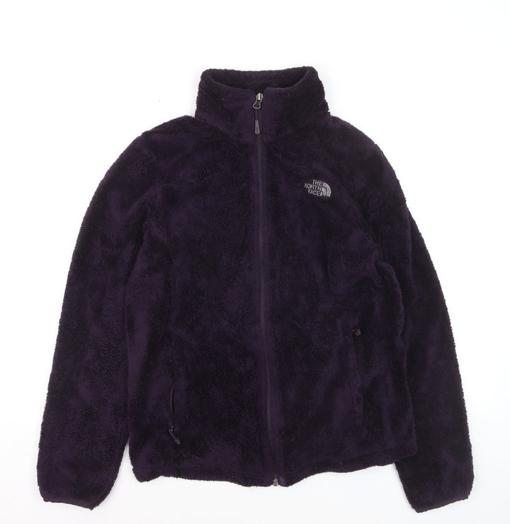 The North Face Women's Purple Fleece Full Zip Sweatshirt Size M