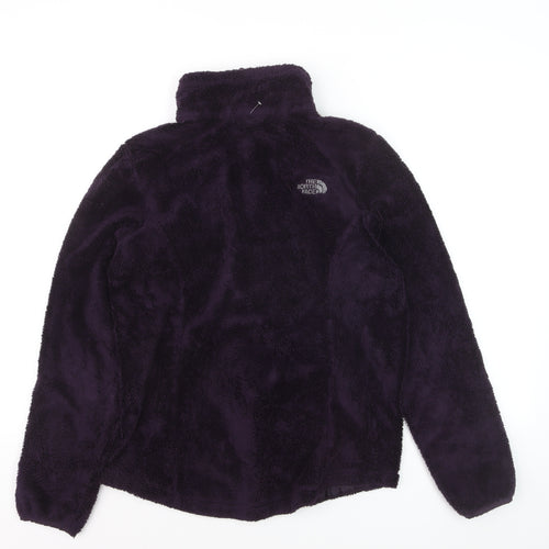 The North Face Women's Purple Fleece Full Zip Sweatshirt Size M