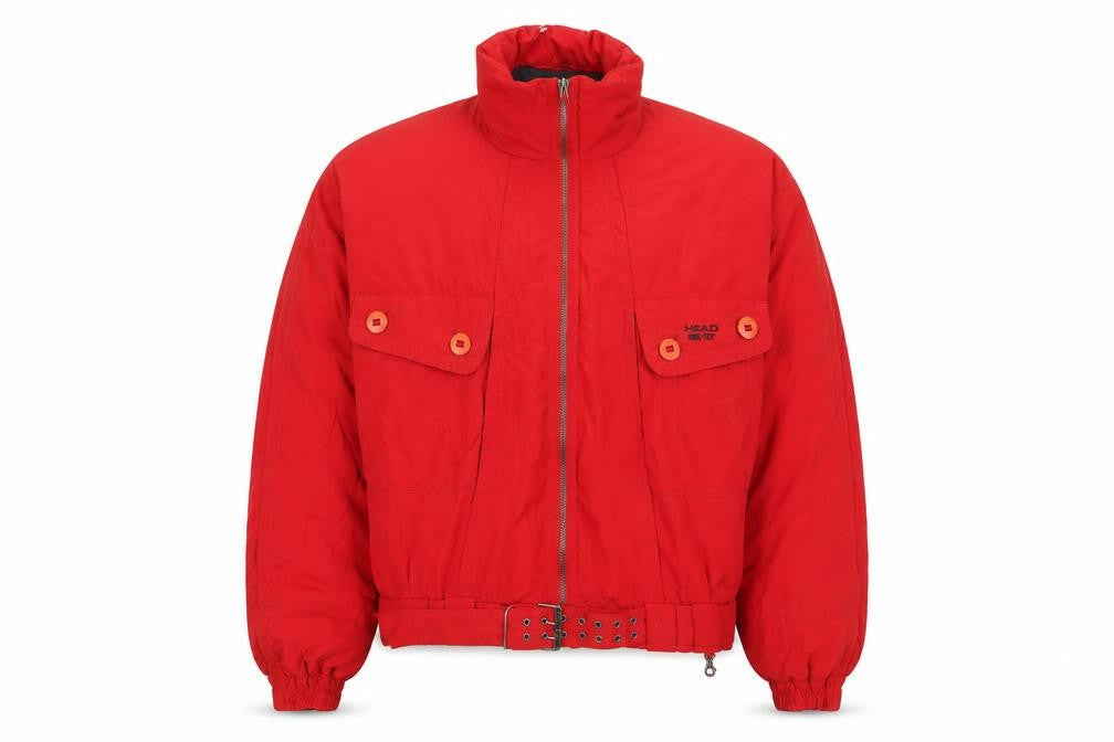 Front view of HEAD Gore-Tex Red Men's 56 Short Puffer Ski Jacket
