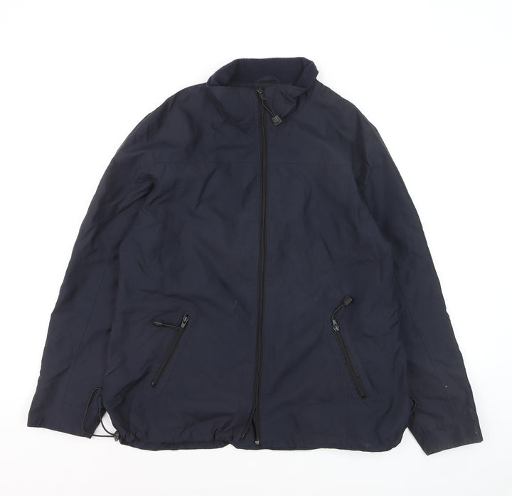 Parka Class by Veneta Men's Blue L Water Resistant Parka Jacket