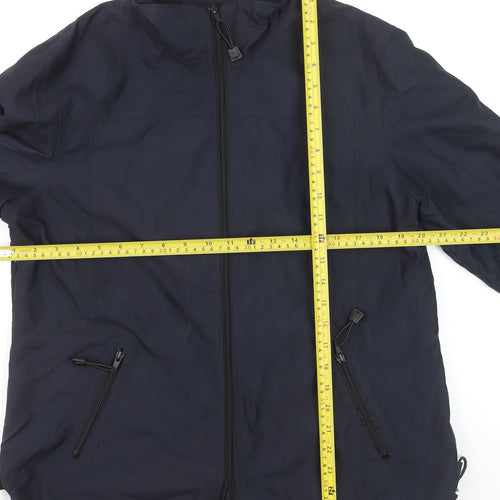 Parka Class by Veneta Men's Blue L Water Resistant Parka Jacket