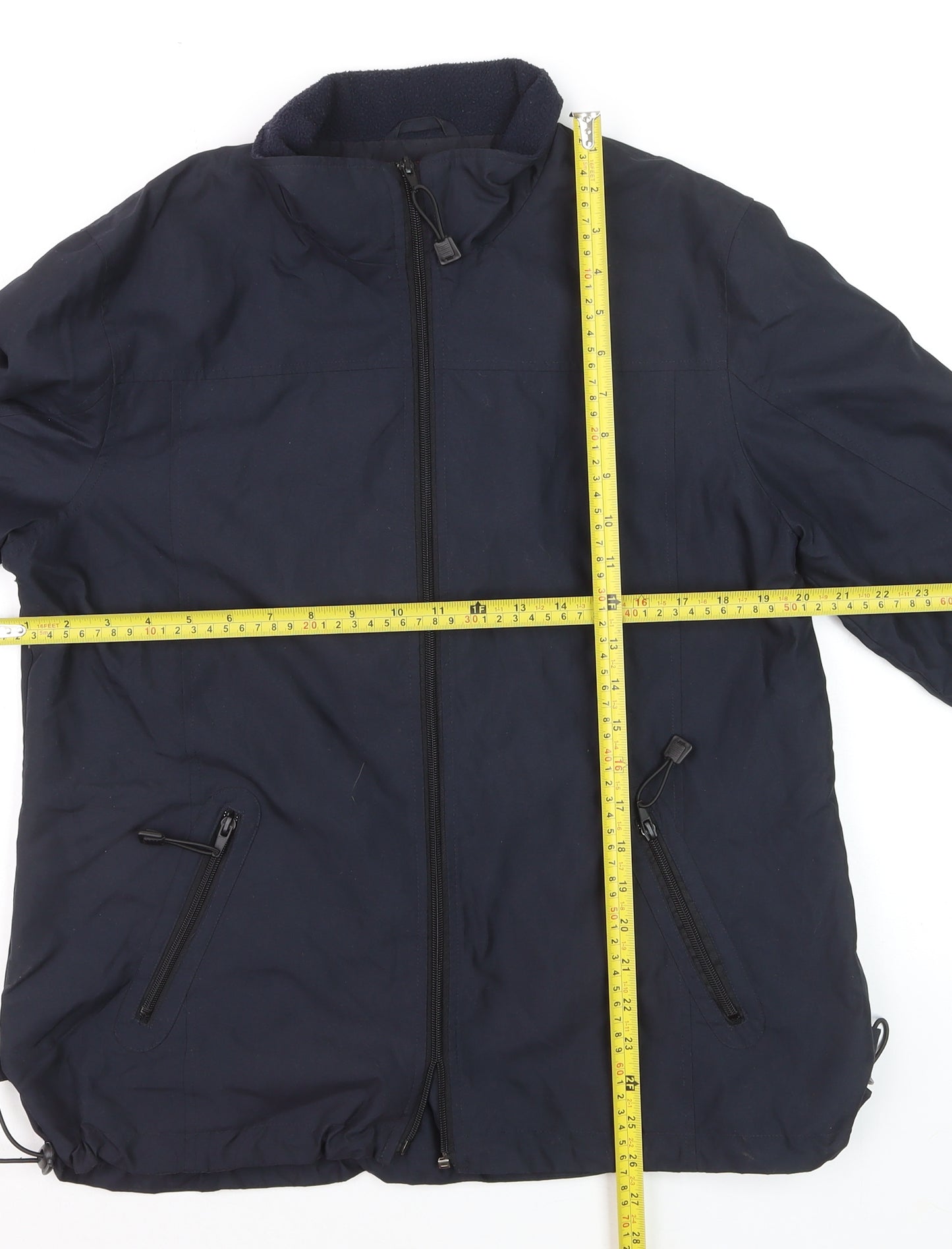 Parka Class by Veneta Men's Blue L Water Resistant Parka Jacket
