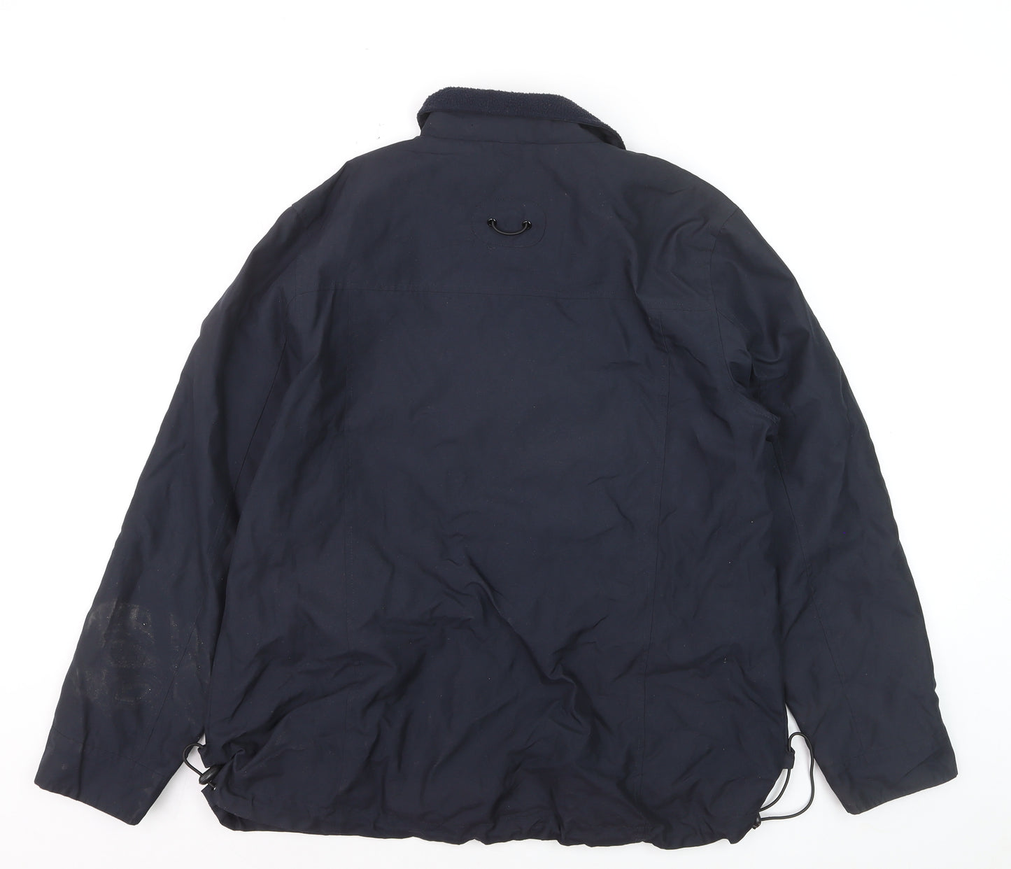 Parka Class by Veneta Men's Blue L Water Resistant Parka Jacket
