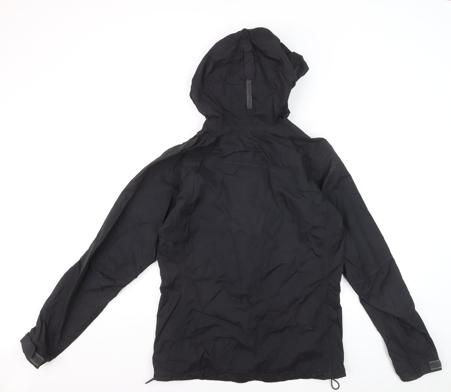 Helly Hansen Men's Black Waterproof Hooded Rain Jacket M