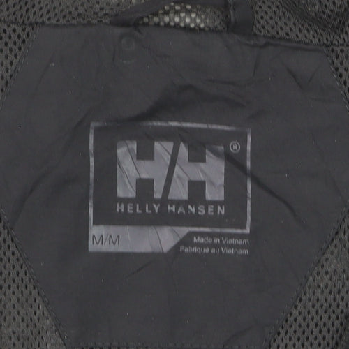 Helly Hansen Men's Black Waterproof Hooded Rain Jacket M