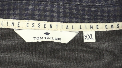 Tom Tailor Women's Blue Check Single-Breasted Blazer XXL