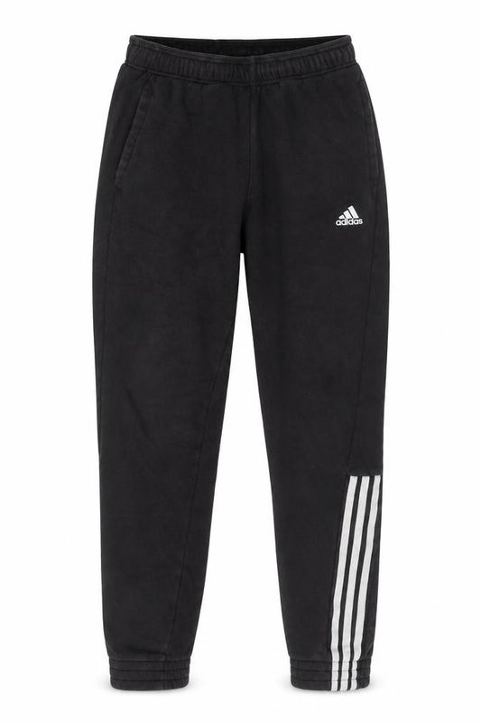Adidas Men's Black Jogger Activewear Trousers L Side Stripe