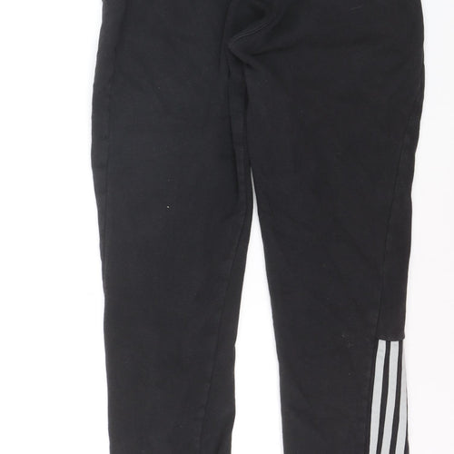 Adidas Men's Black Jogger Activewear Trousers L Side Stripe