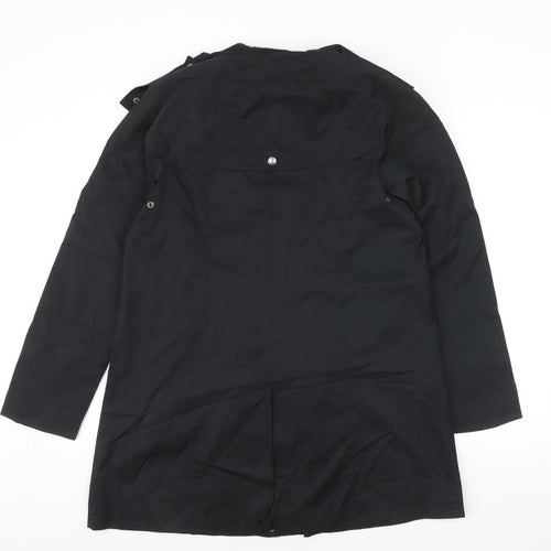 Tommy Hilfiger Men's Black Waterproof Hooded Rain Coat Size S