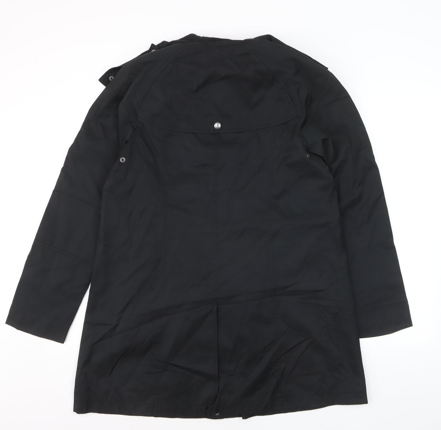 Tommy Hilfiger Men's Black Waterproof Hooded Rain Coat Size S