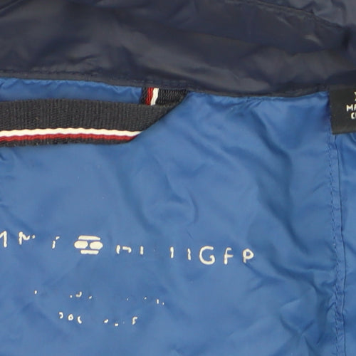 Tommy Hilfiger Men's Blue XL Puffer Jacket Nylon Down Quilted Coat