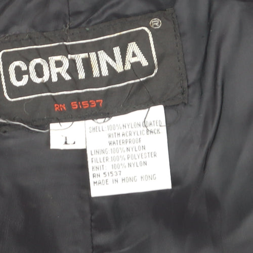 Cortina Men's Black L Snow Pants Waterproof Insulated Winter Trousers