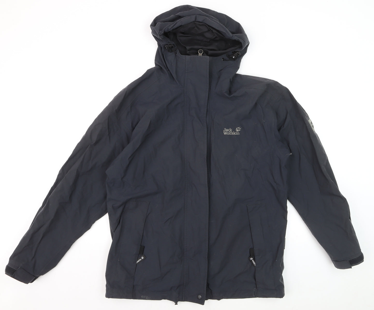 Jack Wolfskin Men's Blue Waterproof Hooded Hiking Jacket M