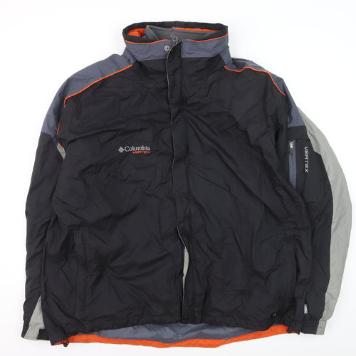 Columbia Men's Black XL Vertex Interchange Waterproof Parka Jacket