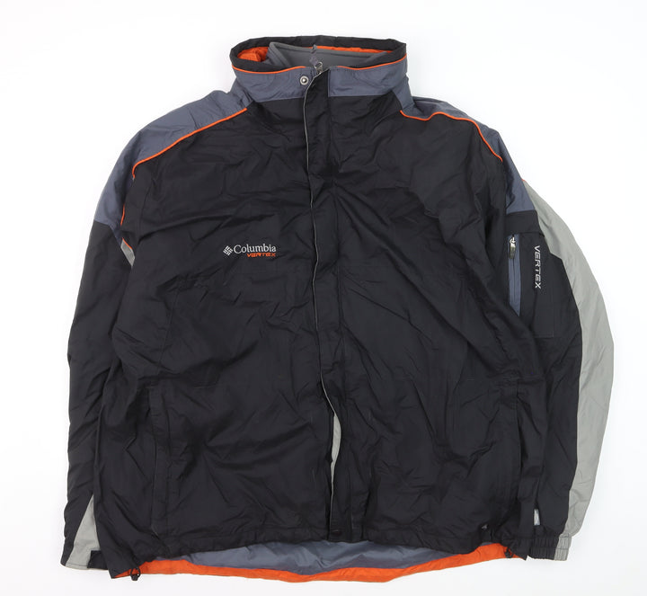 Columbia Men's Black XL Vertex Interchange Waterproof Parka Jacket